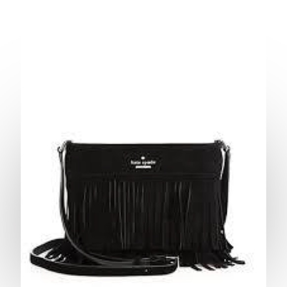 kate spade Black Fringe Crossbody Bag - Picture 2 of 6